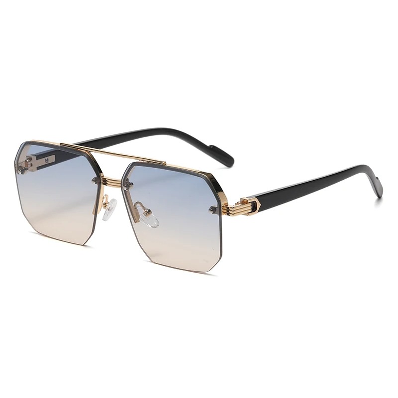 Men's Metal Sunglasses Square  - Metal Photo Panel บทวิจารณ์และราคา