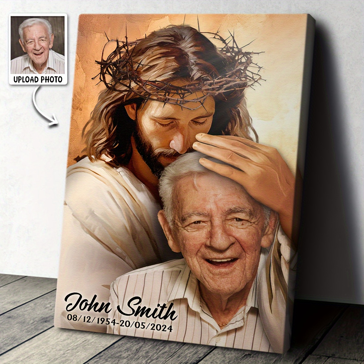 2D Flat-Custom Religious Memor - Canvas Wrap Ready บทวิจารณ์และราคา