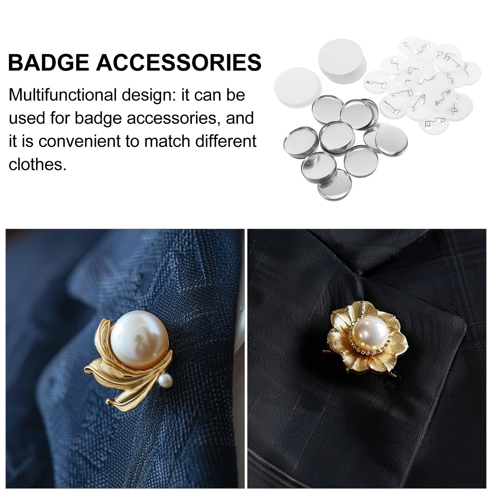 1Set Tinplate Badge Supplies R - Button Badge Blank บทวิจารณ์และราคา