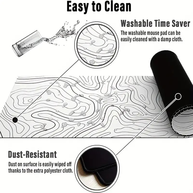 1PC Large Mouse Pads For Desk, - Mouse Pad Blank Sublimation บทวิจารณ์และราคา