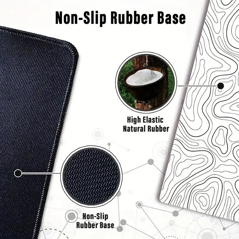 1PC Large Mouse Pads For Desk, - Mouse Pad Blank Sublimation บทวิจารณ์และราคา
