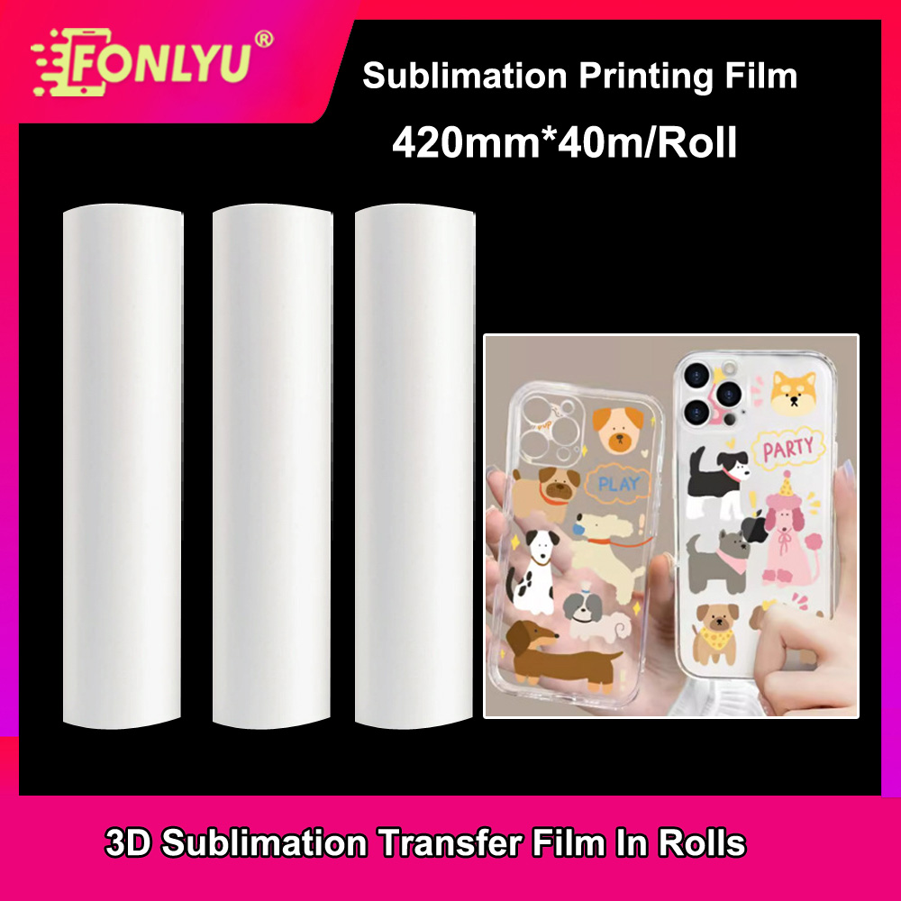 FONLYU 420mm*40mm Roll 3D Subl - Phone Case Blank Print บทวิจารณ์และราคา