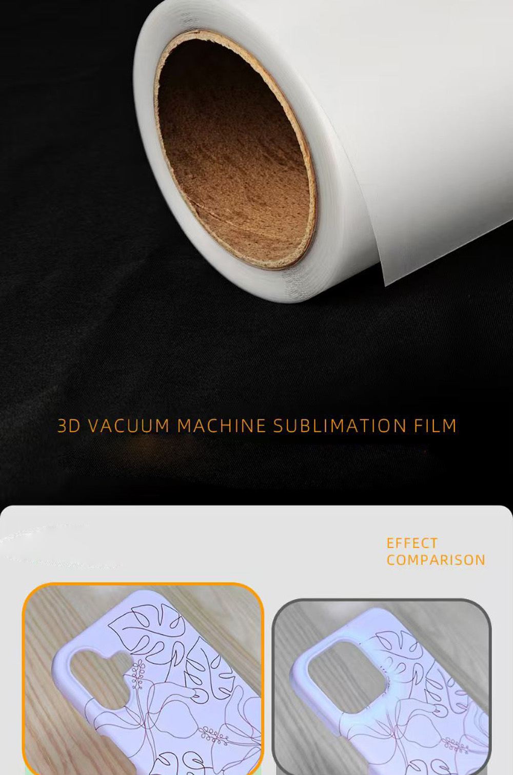 FONLYU 420mm*40mm Roll 3D Subl - Phone Case Blank Print บทวิจารณ์และราคา