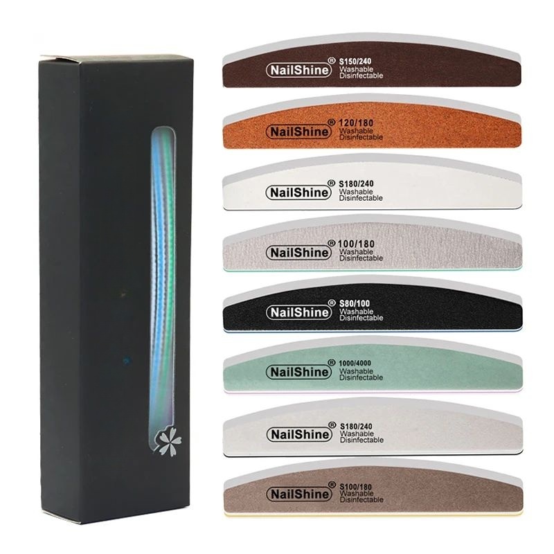 8Pcs/Box Nail File Buffer Kit  - Photo Acrylic Block บทวิจารณ์และราคา