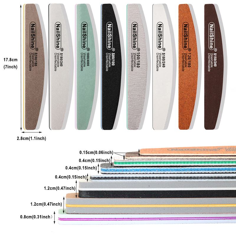 8Pcs/Box Nail File Buffer Kit  - Photo Acrylic Block บทวิจารณ์และราคา