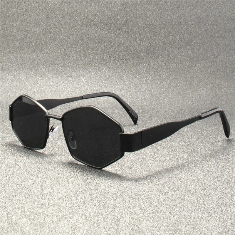 Vintage Punk Style Sunglasses  - Metal Photo Panel บทวิจารณ์และราคา