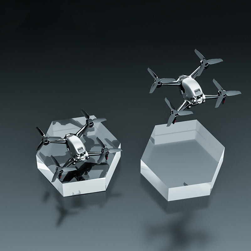 Clear Polished Hexagonal Acryl - Photo Acrylic Block บทวิจารณ์และราคา