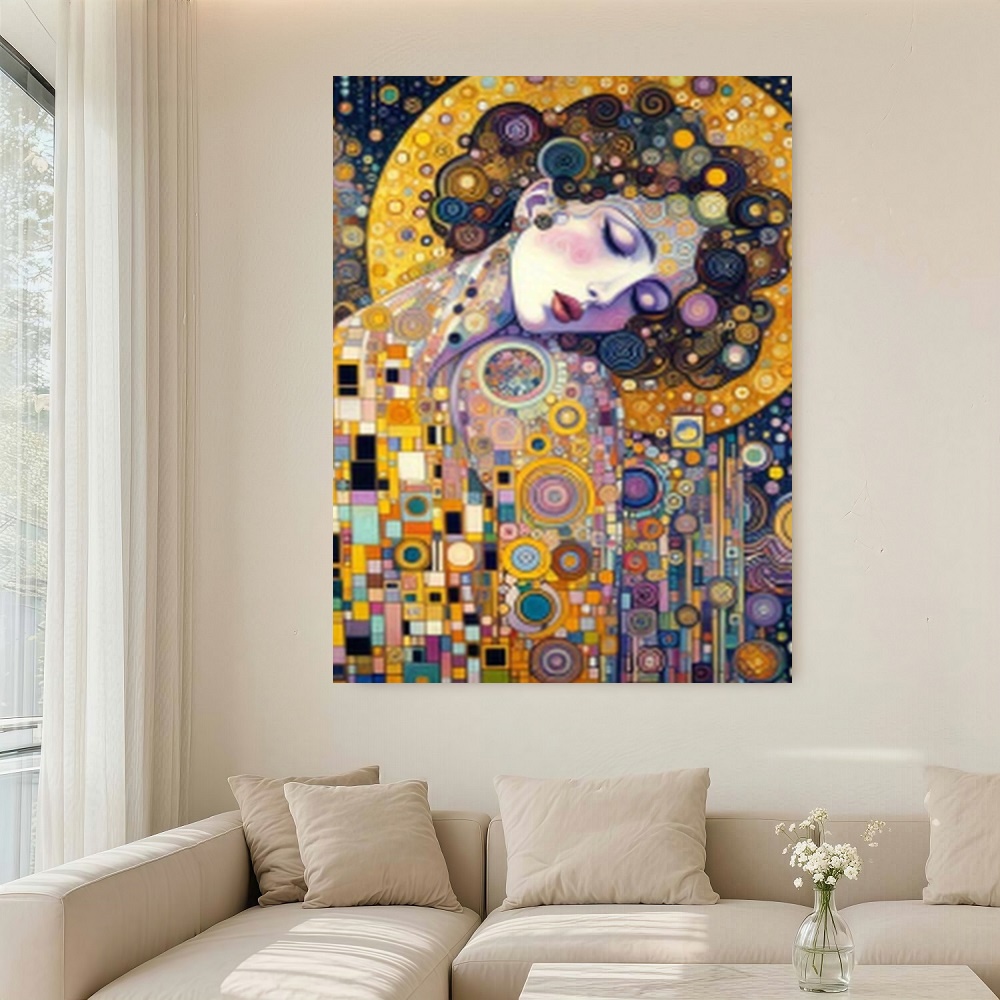 Framed S Gustav Klimt Inspired - Canvas Wrap Ready บทวิจารณ์และราคา