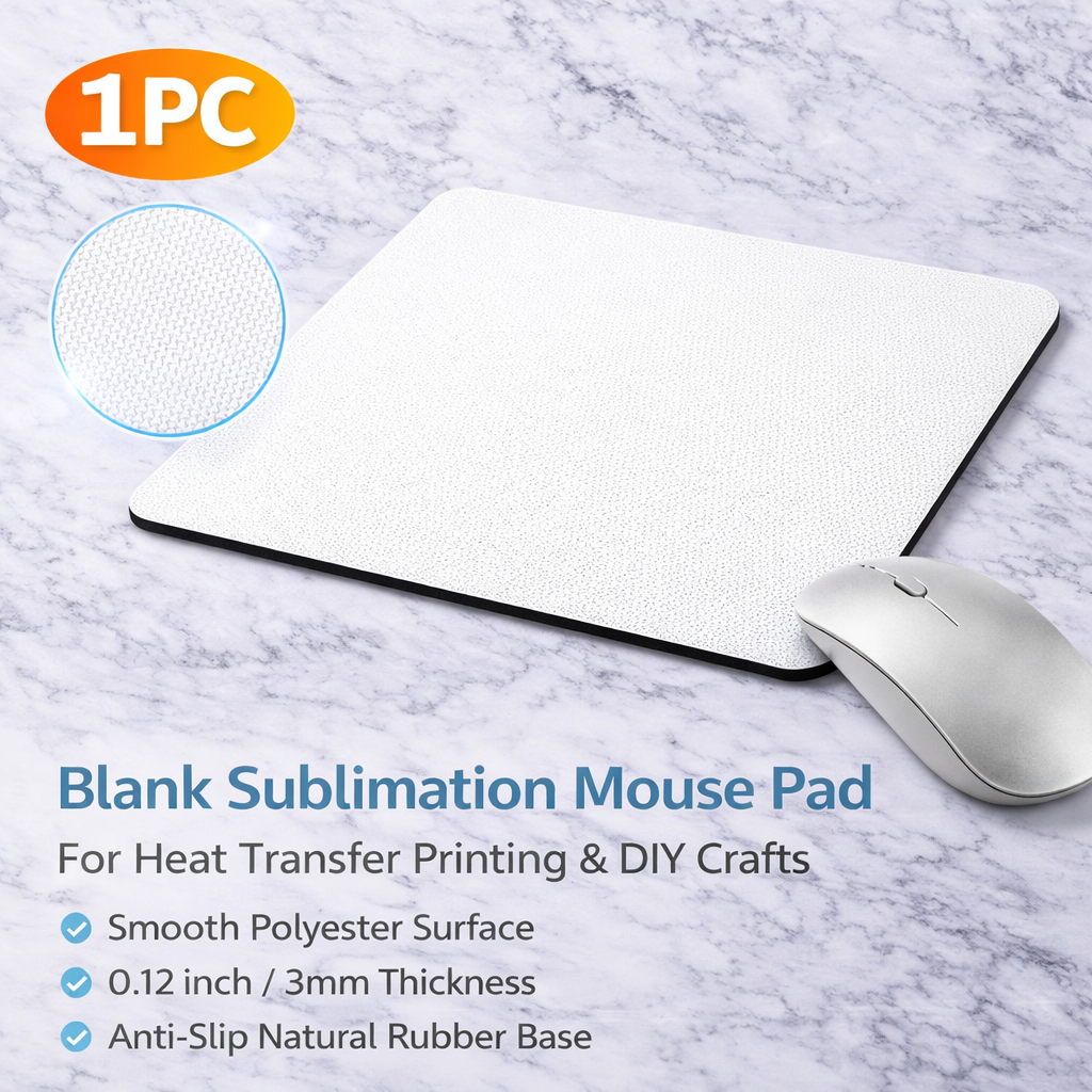 1 Pc Sublimation Mouse Pad Bla - Mouse Pad Blank Sublimation บทวิจารณ์และราคา
