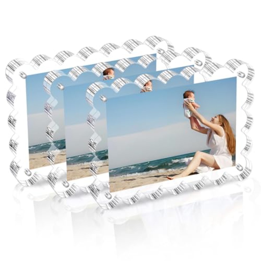 3 Pack Acrylic Picture Frame.  - Photo Acrylic Block บทวิจารณ์และราคา
