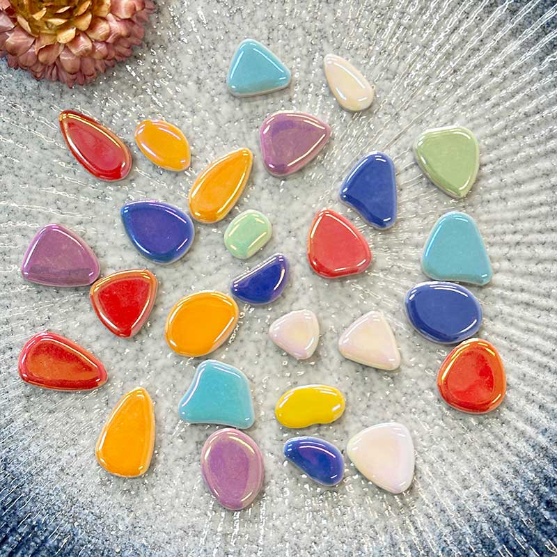 50g Porcelain DIY irregular Ph - Ceramic Tile Blank บทวิจารณ์และราคา