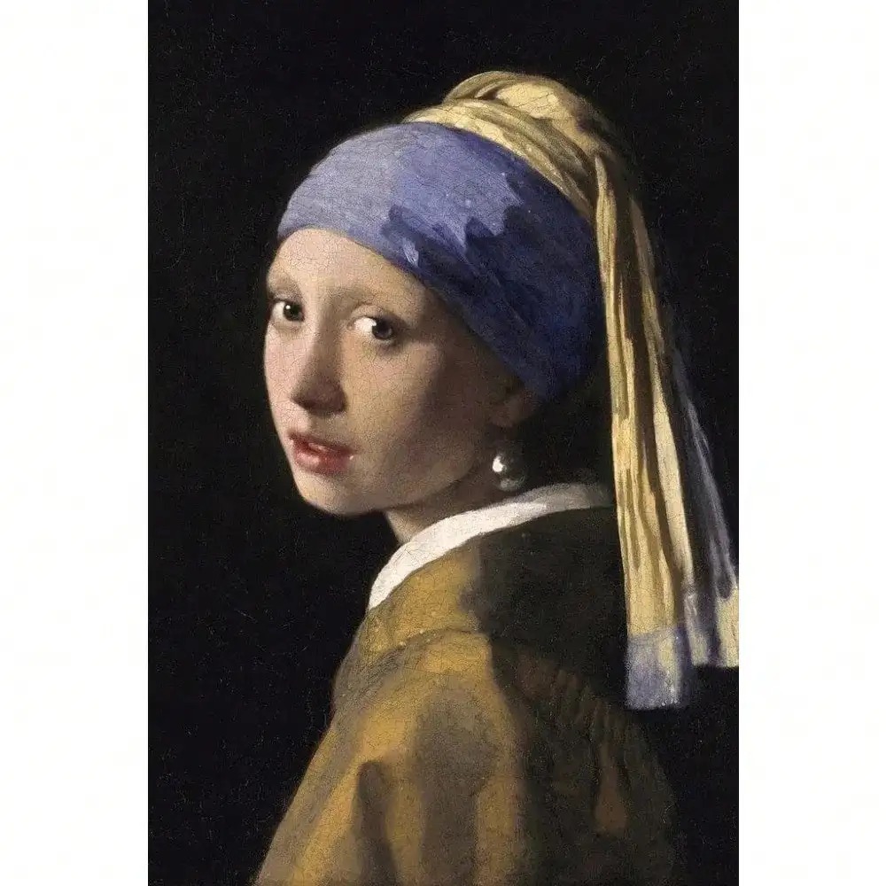 Girl With A Pearl Earring Canv - Canvas Wrap Ready บทวิจารณ์และราคา