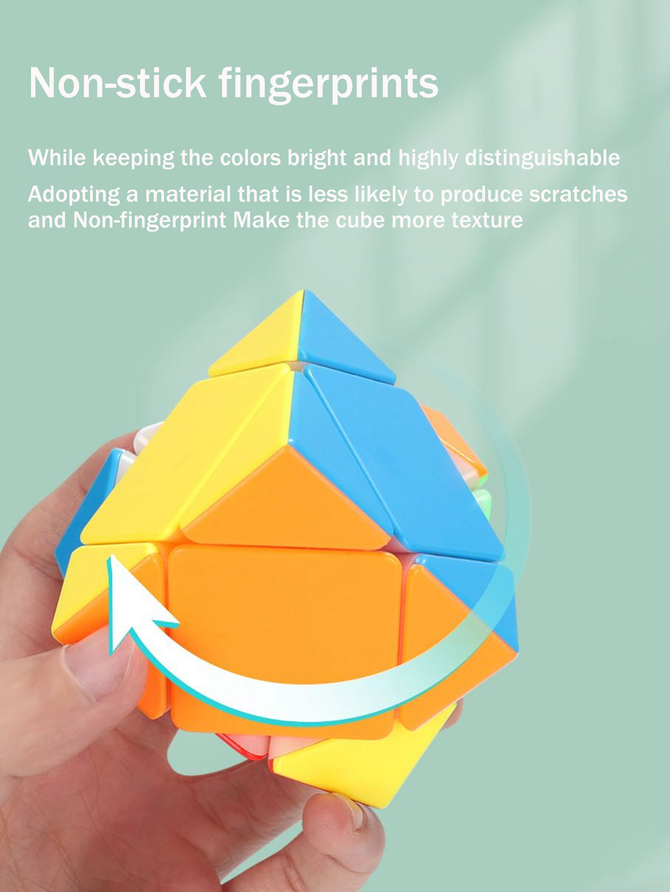SENGSO Skewb Speed Cube Sticke - Puzzle Blank White บทวิจารณ์และราคา