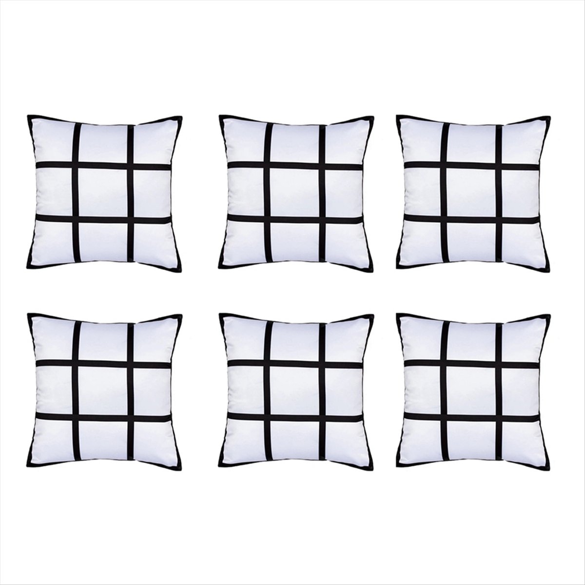 A75K 6Pcs Sublimation Blank Pa - Pillow Cover Sublimation บทวิจารณ์และราคา