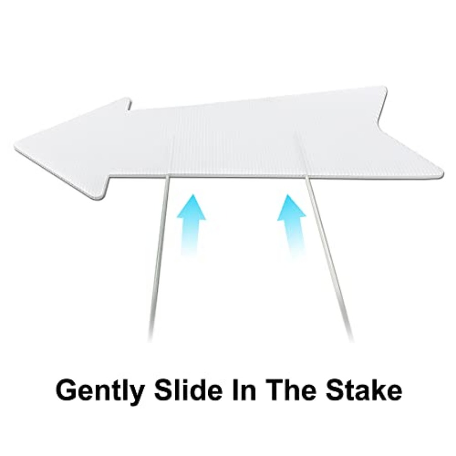 Blank Arrow Signs with Stakes  - Yard Sign Blank บทวิจารณ์และราคา