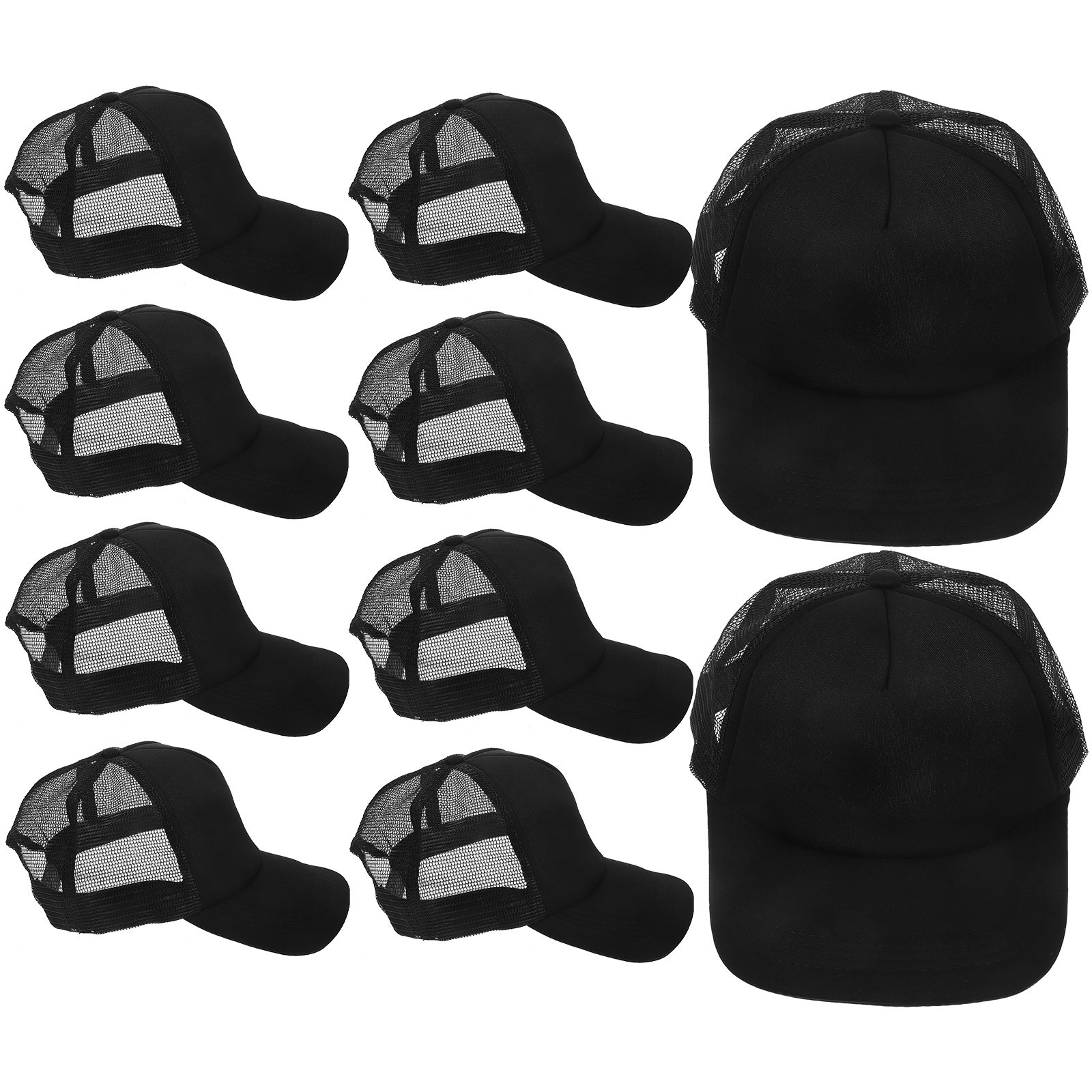 10Pcs Blank Mesh Baseball Caps - Hat Sublimation Blank บทวิจารณ์และราคา