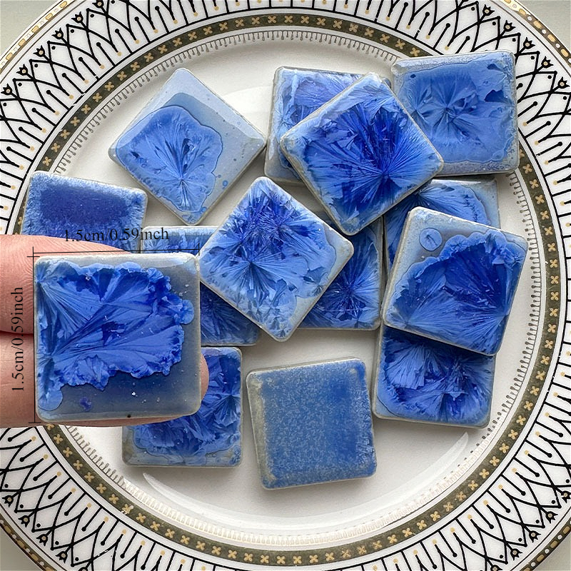 100g DIY Ceramic Mosaic Tiles  - Ceramic Tile Blank บทวิจารณ์และราคา