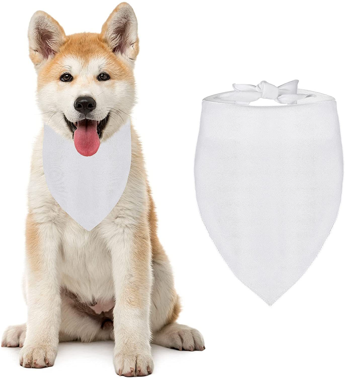 100 Pieces Sublimation Blank D - Bandana Blank White บทวิจารณ์และราคา