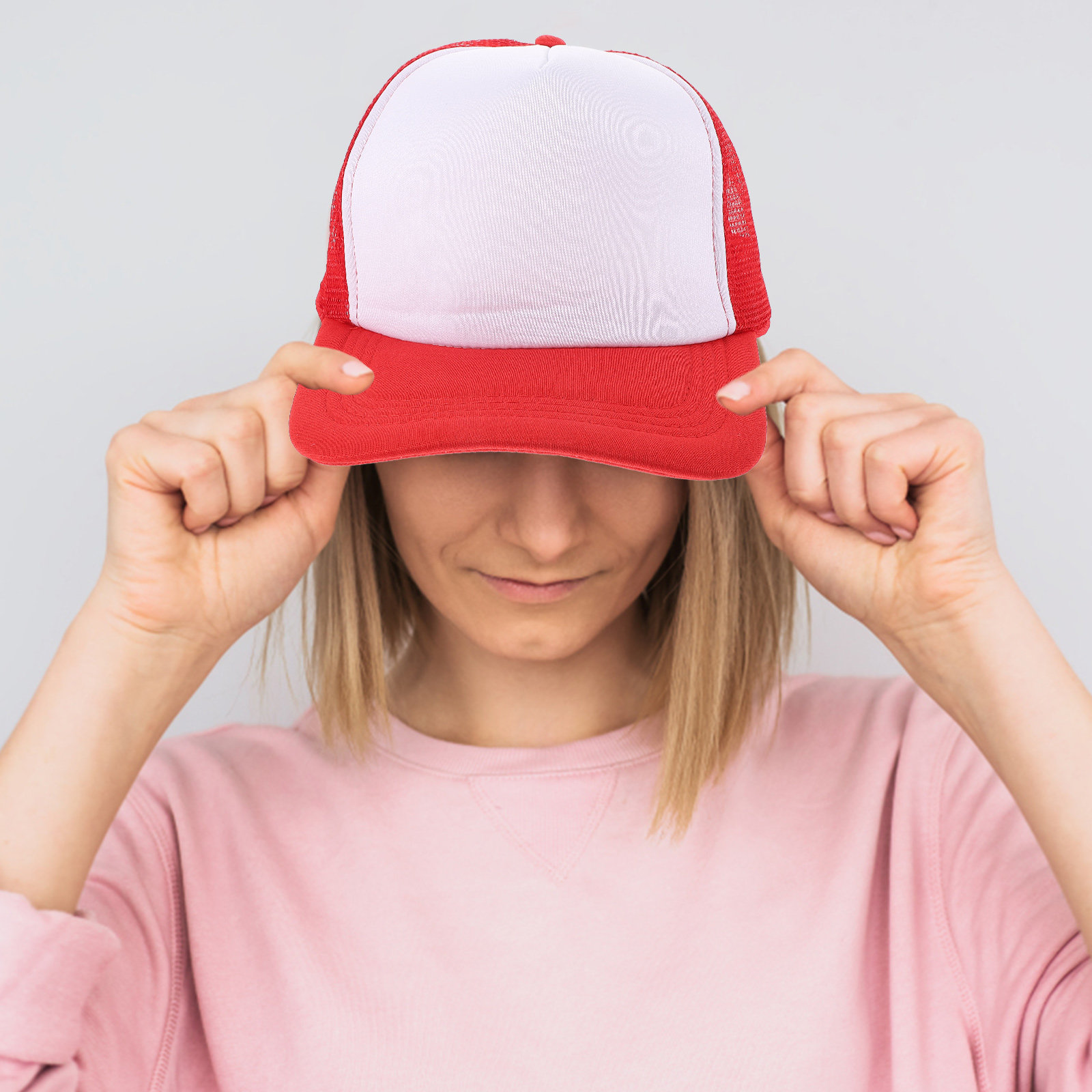 10pcs Blank Mesh Baseball Caps - Hat Sublimation Blank บทวิจารณ์และราคา