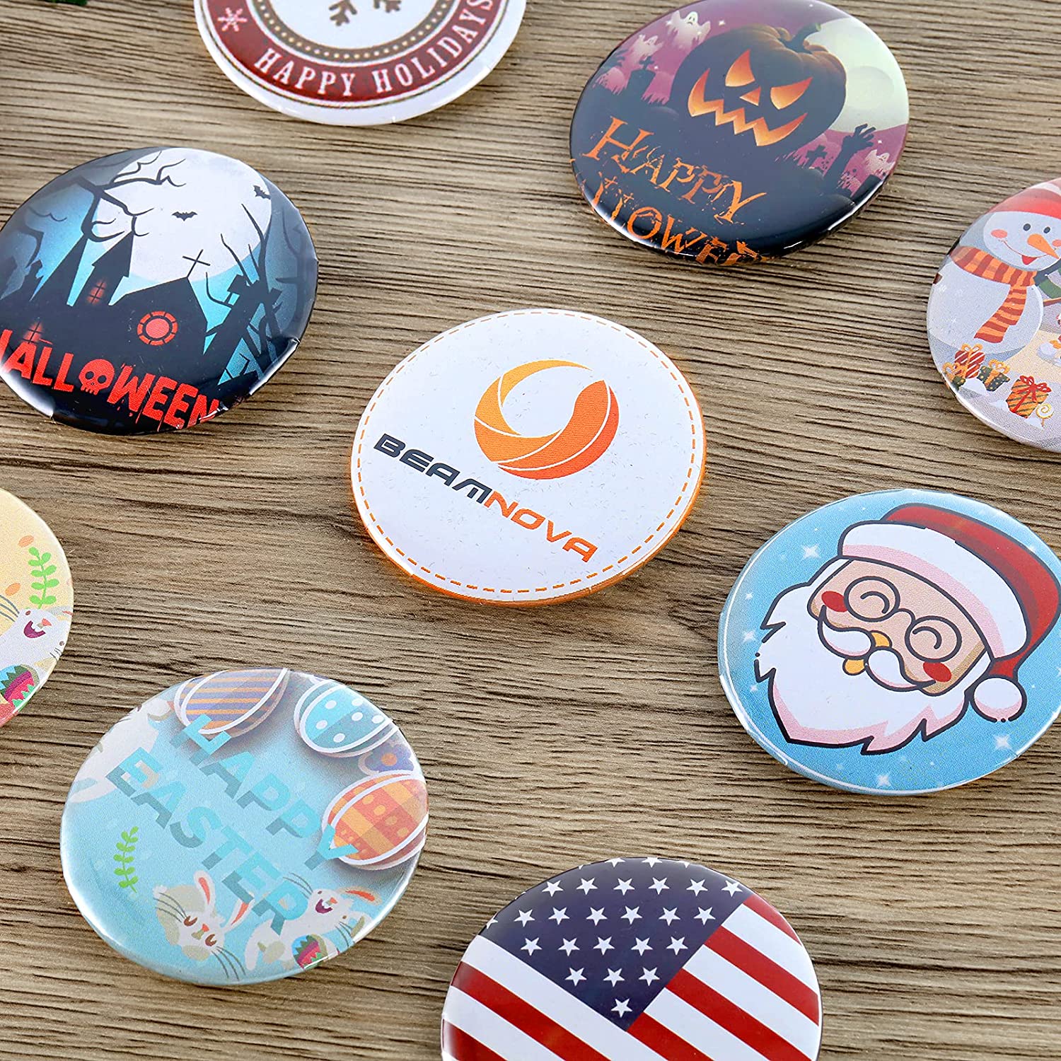 100PCS Metal Back Badge Button - Button Badge Blank บทวิจารณ์และราคา