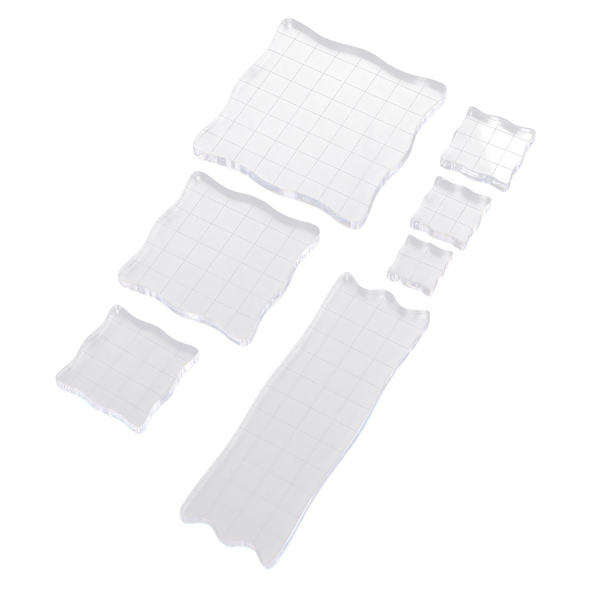 7Pcs Silicone Seal Supplies Ac - Photo Acrylic Block บทวิจารณ์และราคา