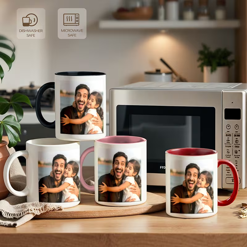 Custom Ceramic Mug Color Insid - Sublimation Mug White บทวิจารณ์และราคา