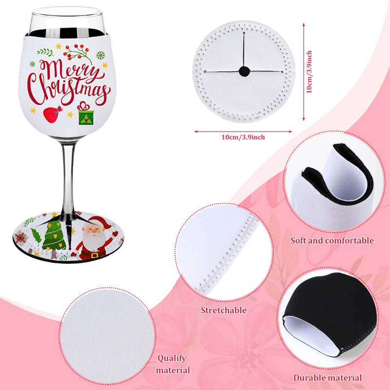 5/10Pcs Sublimation Wine Bottl - Coaster Sublimation Blank บทวิจารณ์และราคา