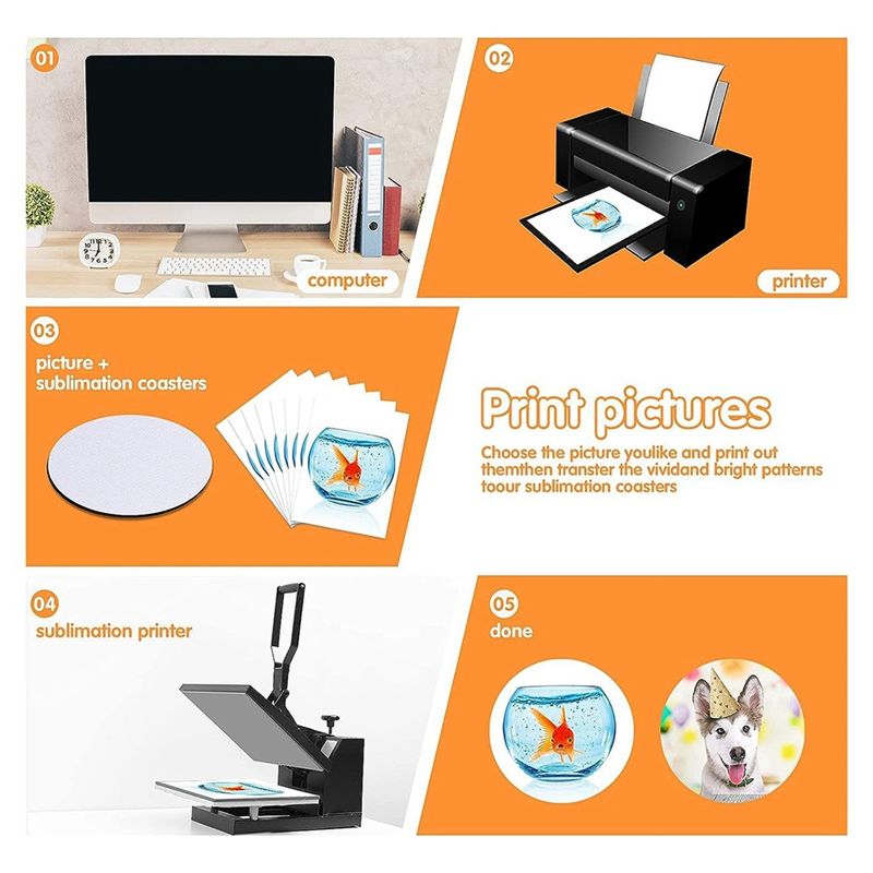 AB46-Sublimation Blank Coaster - Coaster Sublimation Blank บทวิจารณ์และราคา