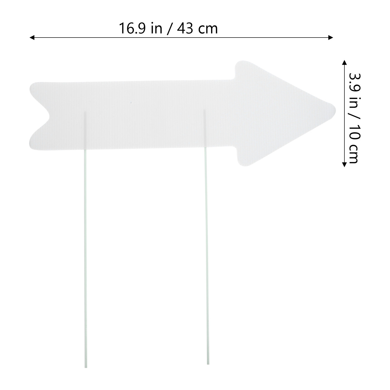 5Pcs Blank Plastic Yard Signs  - Yard Sign Blank บทวิจารณ์และราคา